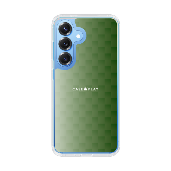 スリムプロテクションケース［ CASEPLAY Check - Green ］