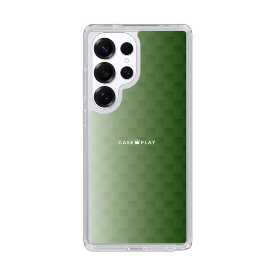 スリムプロテクションケース［ CASEPLAY Check - Green ］