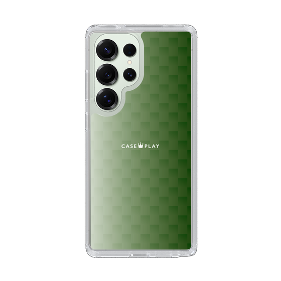 スリムプロテクションケース［ CASEPLAY Check - Green ］