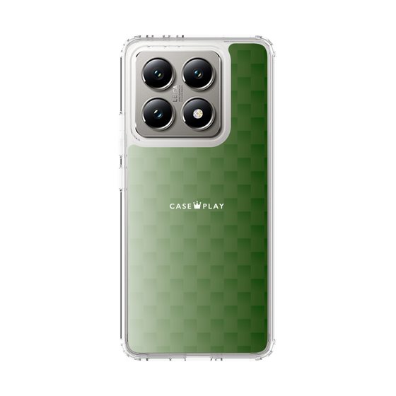 スリムプロテクションケース［ CASEPLAY Check - Green ］