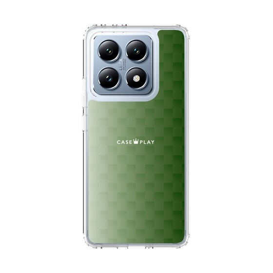 スリムプロテクションケース［ CASEPLAY Check - Green ］
