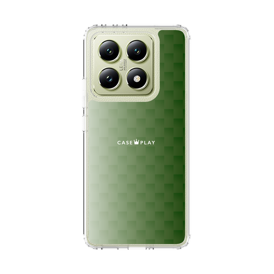 スリムプロテクションケース［ CASEPLAY Check - Green ］