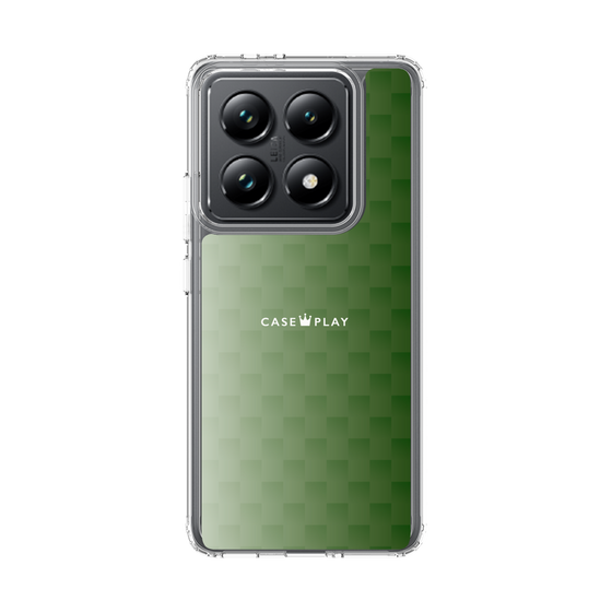 スリムプロテクションケース［ CASEPLAY Check - Green ］