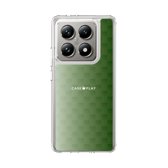 スリムプロテクションケース［ CASEPLAY Check - Green ］
