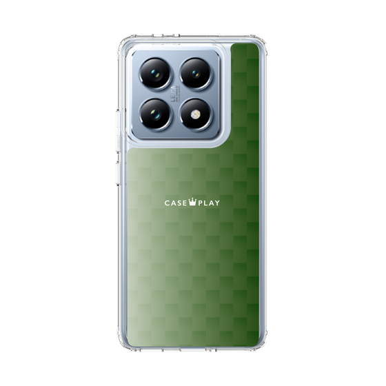 スリムプロテクションケース［ CASEPLAY Check - Green ］