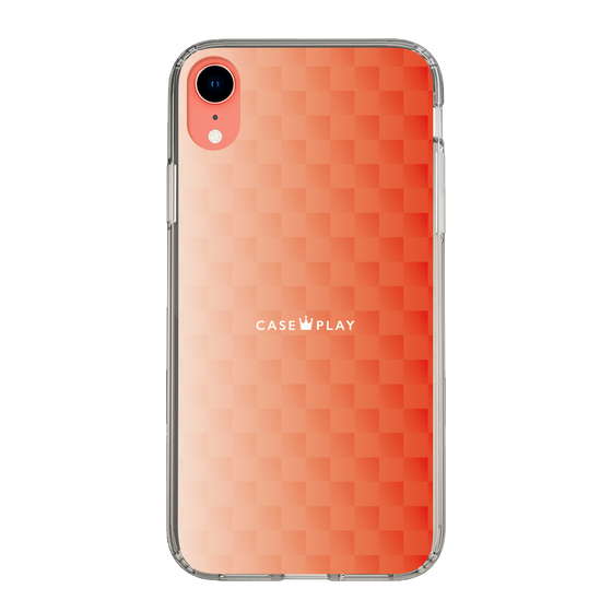 スリムプロテクションケース［ CASEPLAY Check - Orange ］