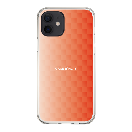 スリムプロテクションケース［ CASEPLAY Check - Orange ］