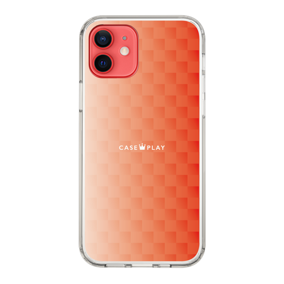 スリムプロテクションケース［ CASEPLAY Check - Orange ］