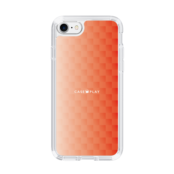 スリムプロテクションケース［ CASEPLAY Check - Orange ］