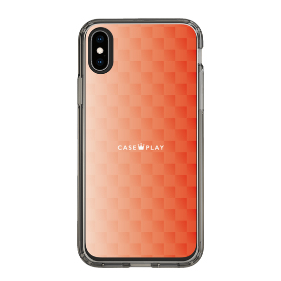 スリムプロテクションケース［ CASEPLAY Check - Orange ］