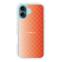 スリムプロテクションケース［ CASEPLAY Check - Orange ］