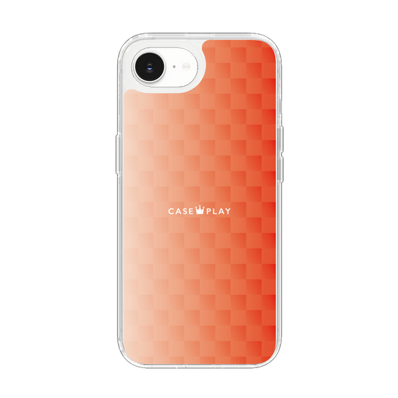 スリムプロテクションケース［ CASEPLAY Check - Orange ］