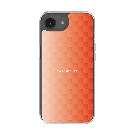 スリムプロテクションケース［ CASEPLAY Check - Orange ］