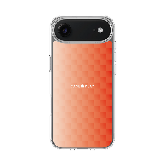 スリムプロテクションケース［ CASEPLAY Check - Orange ］
