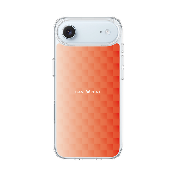 スリムプロテクションケース［ CASEPLAY Check - Orange ］