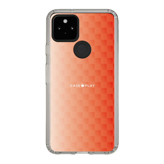 スリムプロテクションケース［ CASEPLAY Check - Orange ］