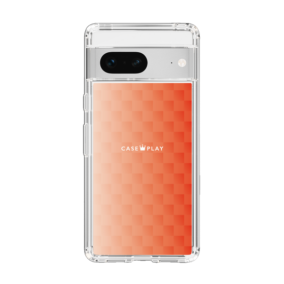 スリムプロテクションケース［ CASEPLAY Check - Orange ］