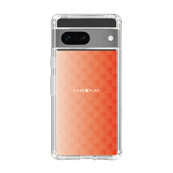 スリムプロテクションケース［ CASEPLAY Check - Orange ］