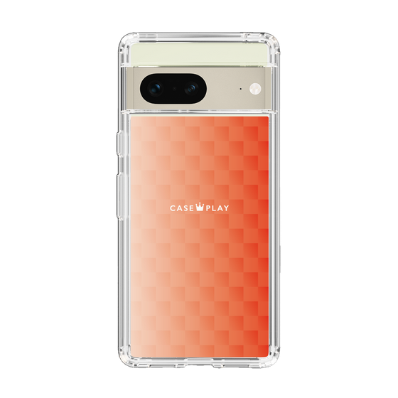 スリムプロテクションケース［ CASEPLAY Check - Orange ］