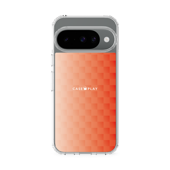 スリムプロテクションケース［ CASEPLAY Check - Orange ］