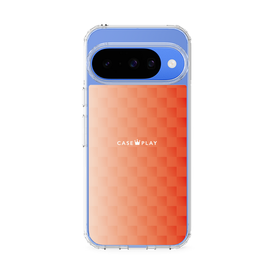 スリムプロテクションケース［ CASEPLAY Check - Orange ］