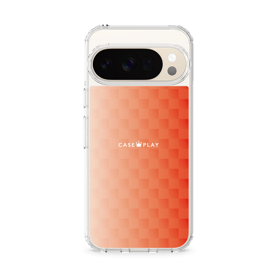 スリムプロテクションケース［ CASEPLAY Check - Orange ］