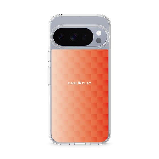 スリムプロテクションケース［ CASEPLAY Check - Orange ］