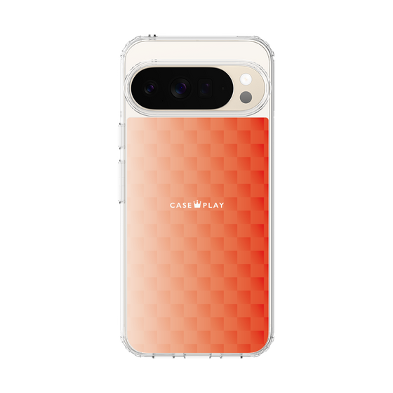 スリムプロテクションケース［ CASEPLAY Check - Orange ］