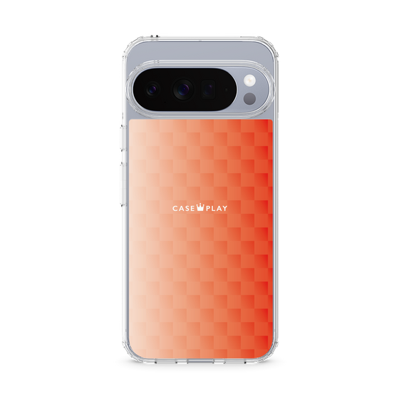 スリムプロテクションケース［ CASEPLAY Check - Orange ］
