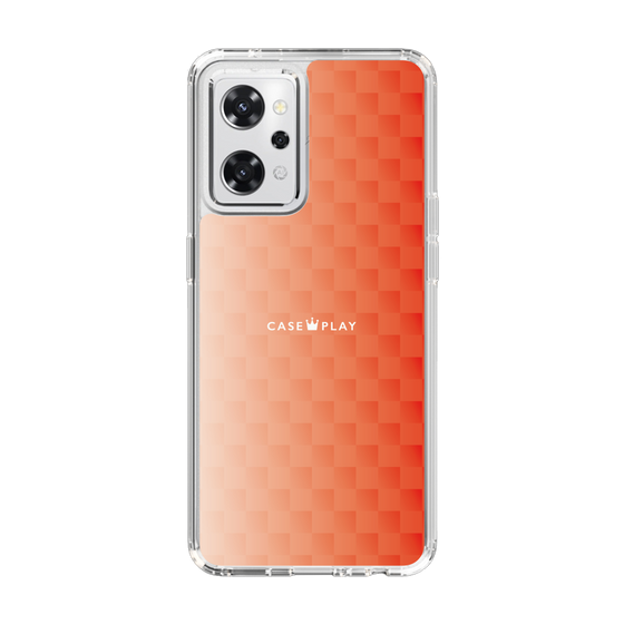 スリムプロテクションケース［ CASEPLAY Check - Orange ］