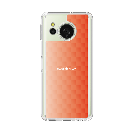 スリムプロテクションケース［ CASEPLAY Check - Orange ］