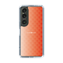 スリムプロテクションケース［ CASEPLAY Check - Orange ］