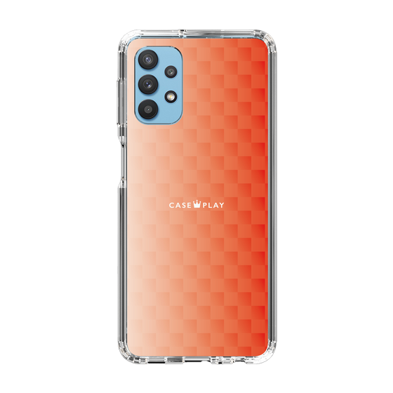 スリムプロテクションケース［ CASEPLAY Check - Orange ］