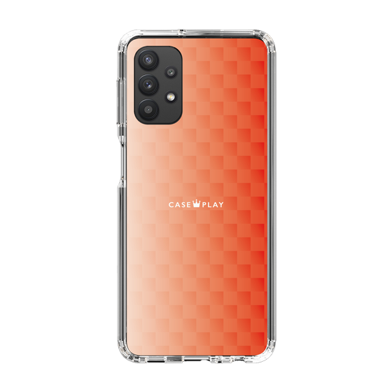 スリムプロテクションケース［ CASEPLAY Check - Orange ］