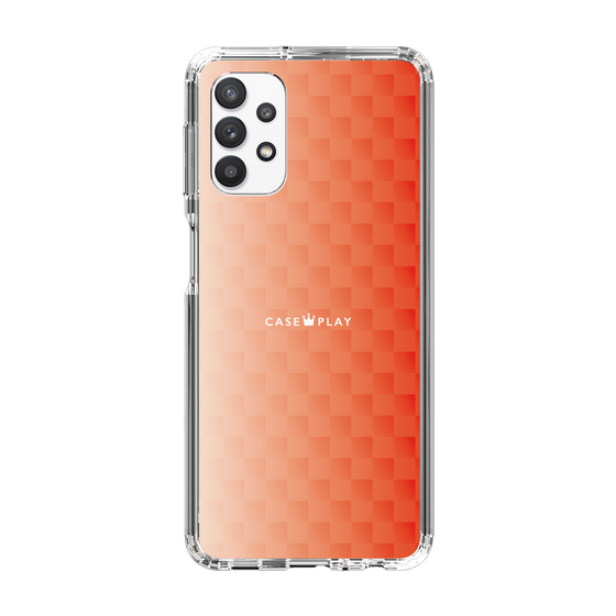 スリムプロテクションケース［ CASEPLAY Check - Orange ］