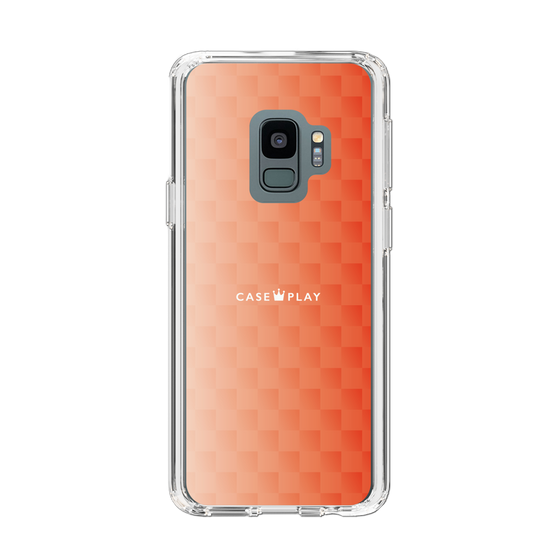 スリムプロテクションケース［ CASEPLAY Check - Orange ］