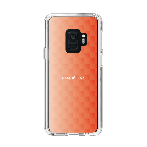 スリムプロテクションケース［ CASEPLAY Check - Orange ］