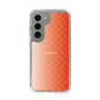 スリムプロテクションケース［ CASEPLAY Check - Orange ］