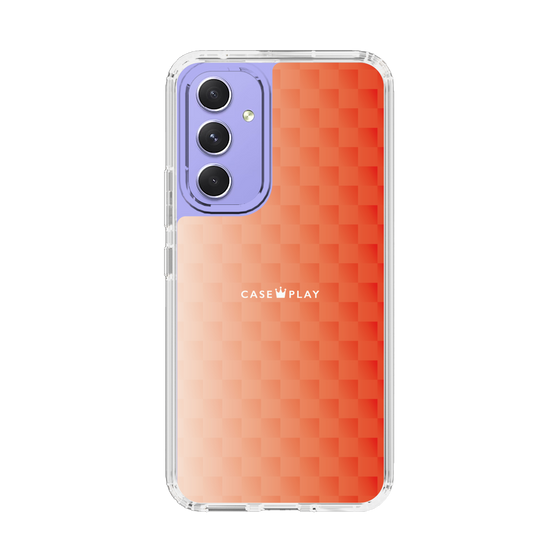 スリムプロテクションケース［ CASEPLAY Check - Orange ］