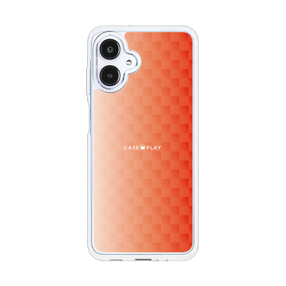 スリムプロテクションケース［ CASEPLAY Check - Orange ］