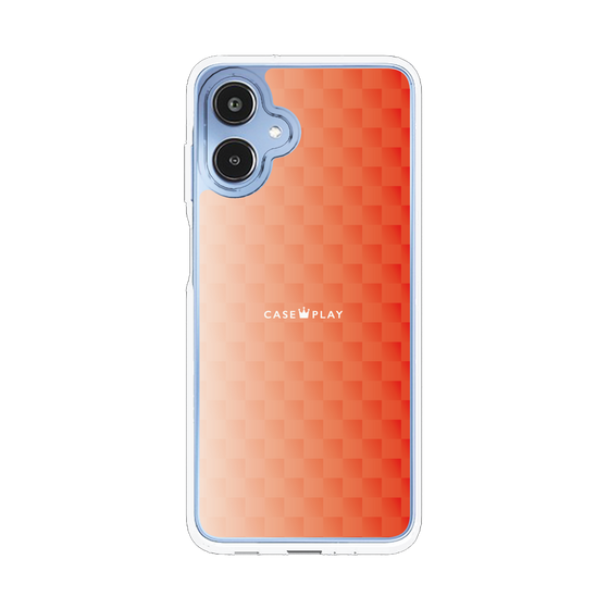 スリムプロテクションケース［ CASEPLAY Check - Orange ］
