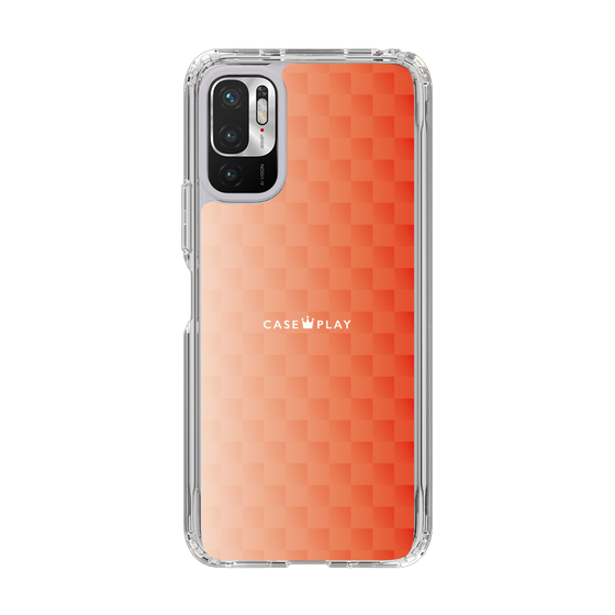 スリムプロテクションケース［ CASEPLAY Check - Orange ］