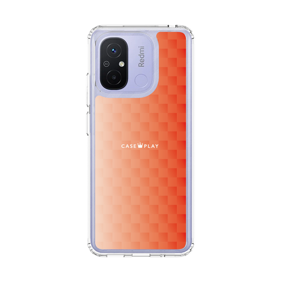 スリムプロテクションケース［ CASEPLAY Check - Orange ］