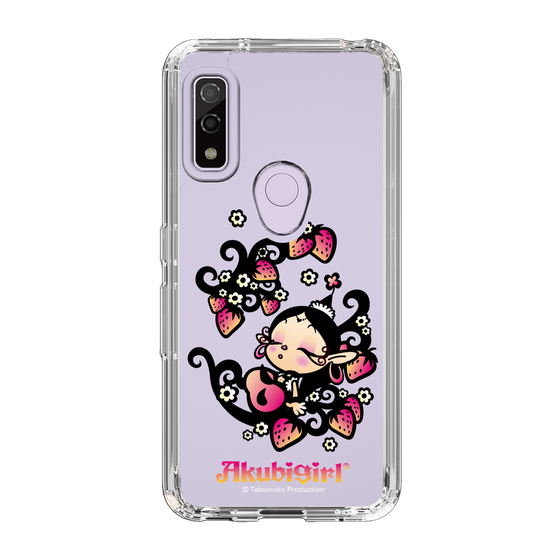 スリムプロテクションケース［ アクビガール - ストロベリー ］