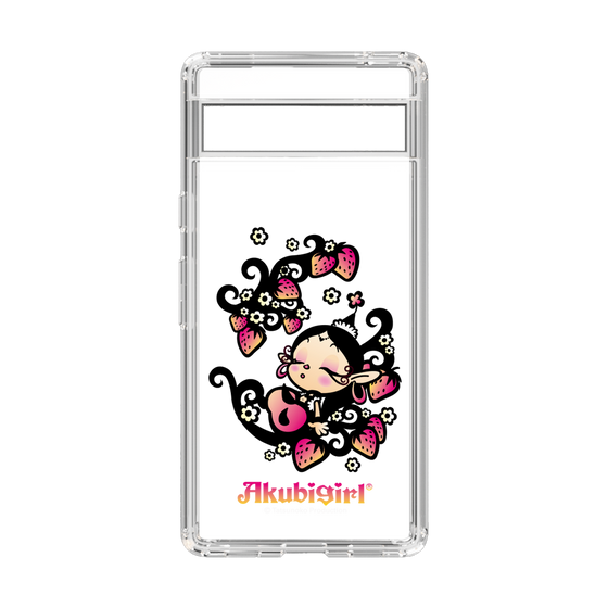 スリムプロテクションケース［ アクビガール - ストロベリー ］