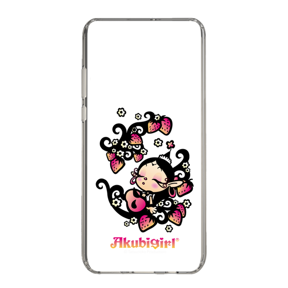 スリムプロテクションケース［ アクビガール - ストロベリー ］