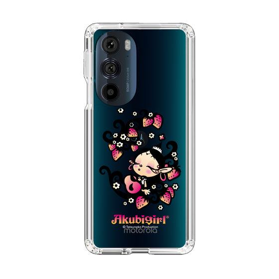 スリムプロテクションケース［ アクビガール - ストロベリー ］