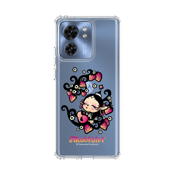 スリムプロテクションケース［ アクビガール - ストロベリー ］