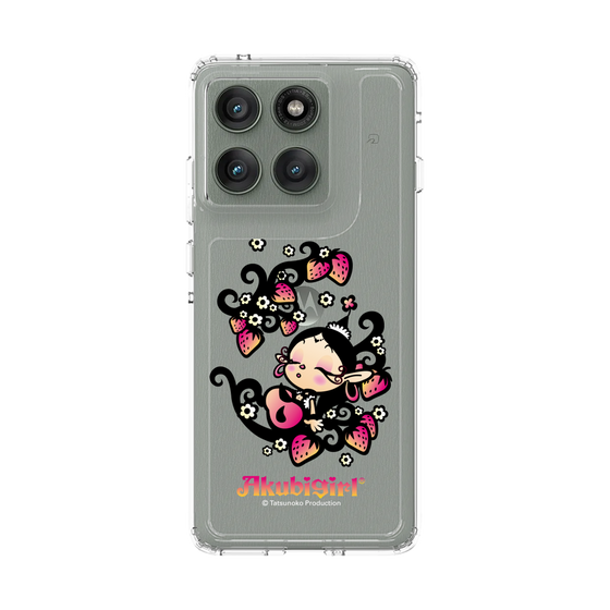 スリムプロテクションケース［ アクビガール - ストロベリー ］