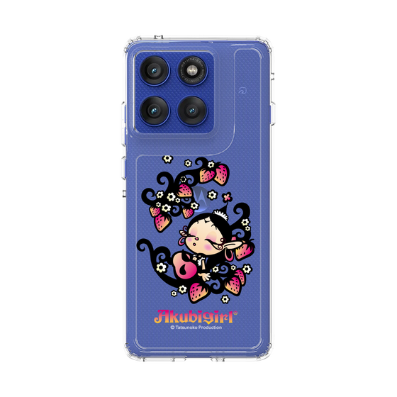 スリムプロテクションケース［ アクビガール - ストロベリー ］